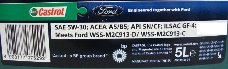 Castrol 5W30 MAGNATEC PROFESSIONAL A5 4L