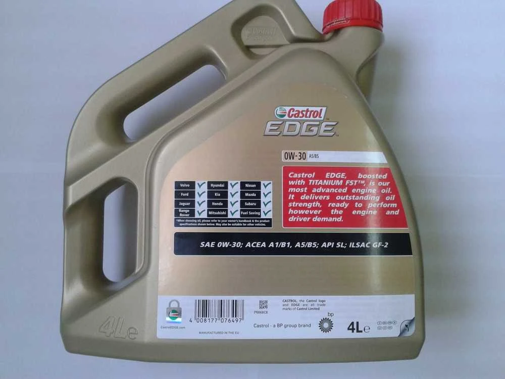 Castrol Alyva 0W30 EDGE TITANIUM FST A5/B5 4L