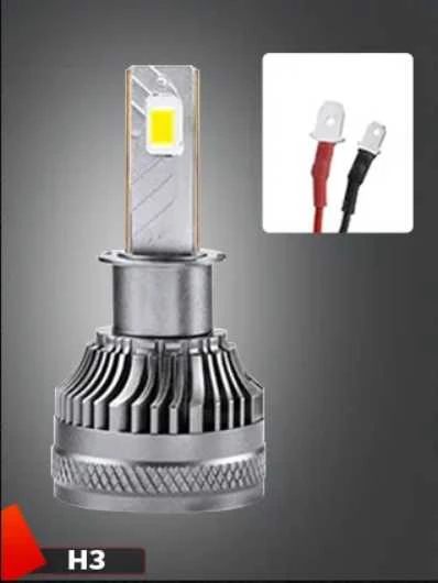Haizg LED H3 lemputės 2vnt. +500% super light CANBUS