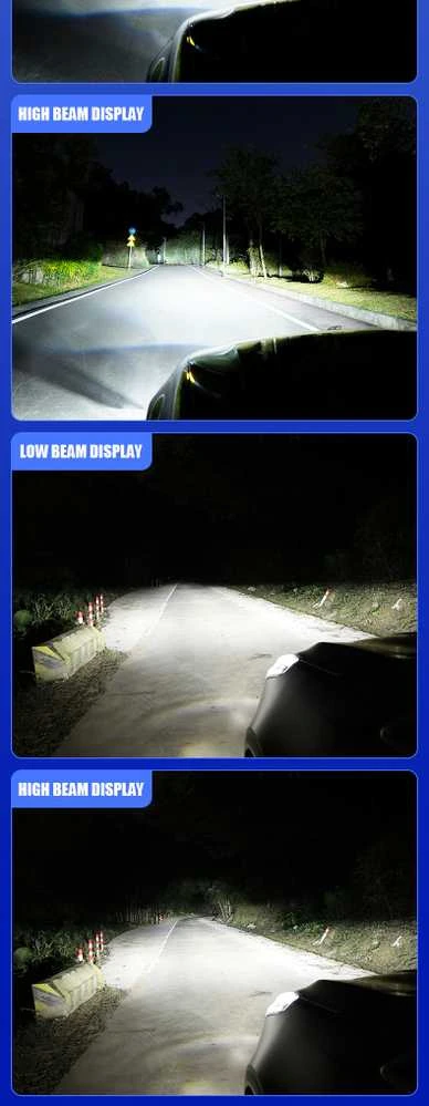 LED HB3 lemputės 2vnt. +500% super light CANBUS 9005