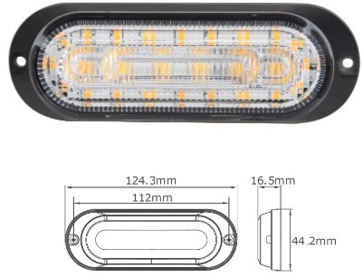 Kamar LED signalinis švyturėlis +DRL LW0046