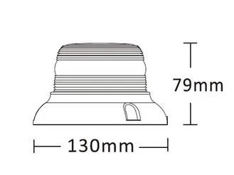 Kamar LED signalinis švyturėlis R10 LW0045 prisukamas
