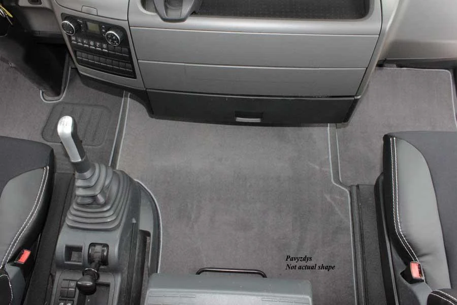 Kilimėliai ARS Renault MAGNUM automatic NS sp-34cm /1996+- 2p - Dangos tipas 1074j - smėlinė /apsiūta juostele