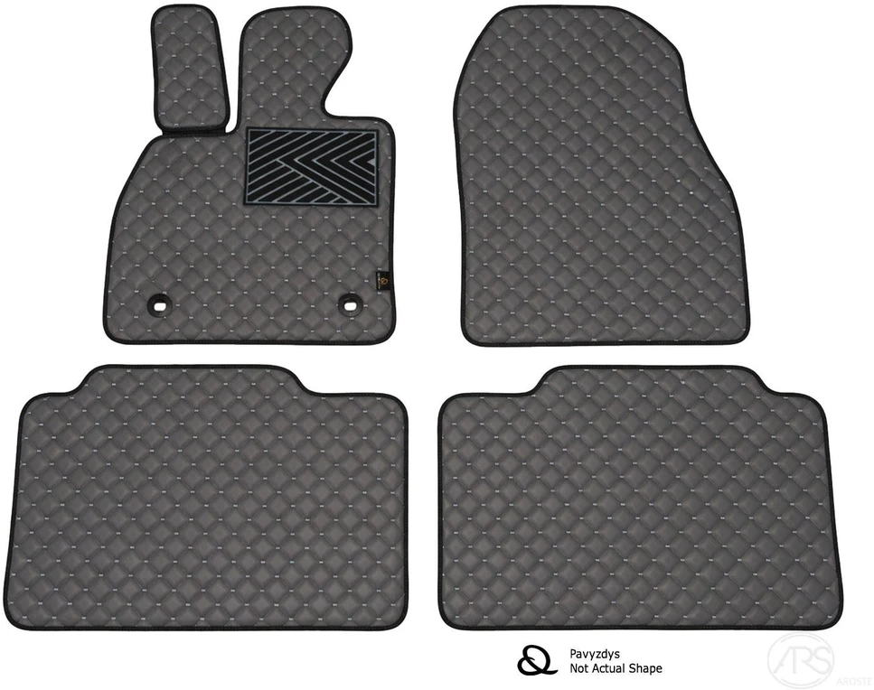 Kilimėliai QuiltyMats KIA SPORTAGE 2016-2022 (4 karta (QL)) (4 vnt.), D.Gray-Gray /33-14