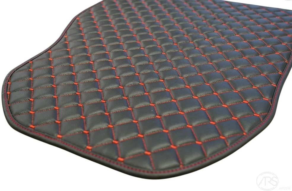 Kilimėliai QuiltyMats VOLVO XC90 2015+ (4 vnt.), Juodas-Raudona /16-14