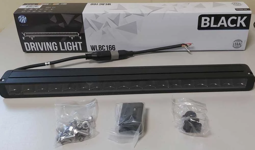 LED Bar žibintas M-TECH Juodas SERIES 18x5W 12-48V 90W 21,1", Dynamic position light