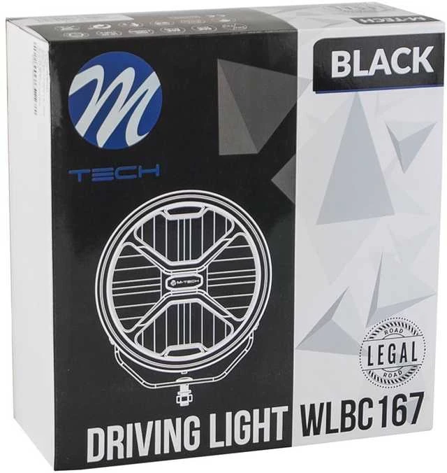 LED Bar žibintas M-TECH Juodas SERIES 2x40W + 2x20W 12-48V 80W 9", Round, Dynamic position light