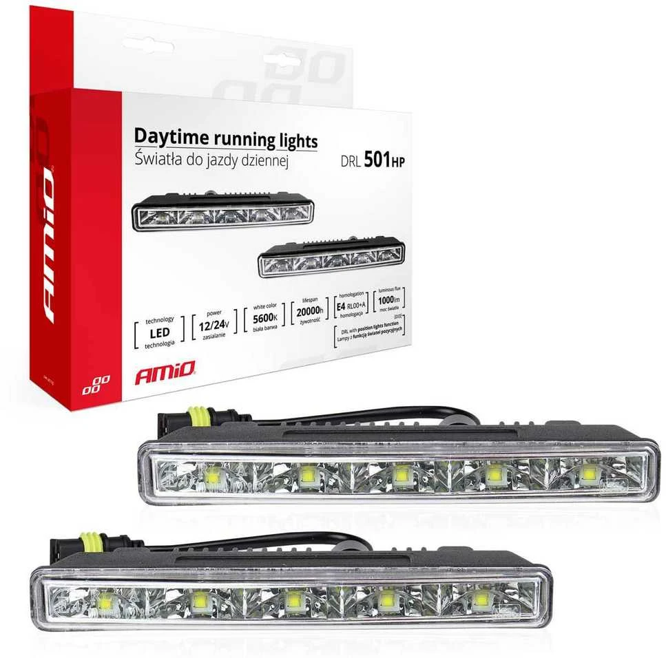 LED dienos šviesos žibintai Amio 501 HP