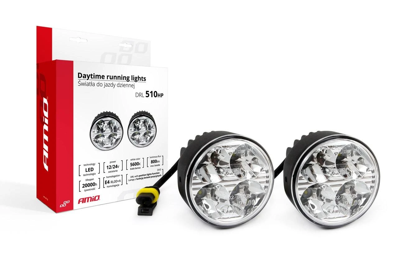 LED dienos šviesos žibintai 510 HP AMIO