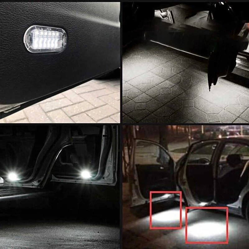 LED durų apšvietimas VW GOLF4 I Skoda Octavia