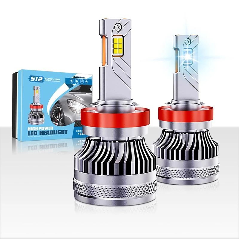 Haizg LED H1 lemputės 2vnt. +500% Super light CANBUS