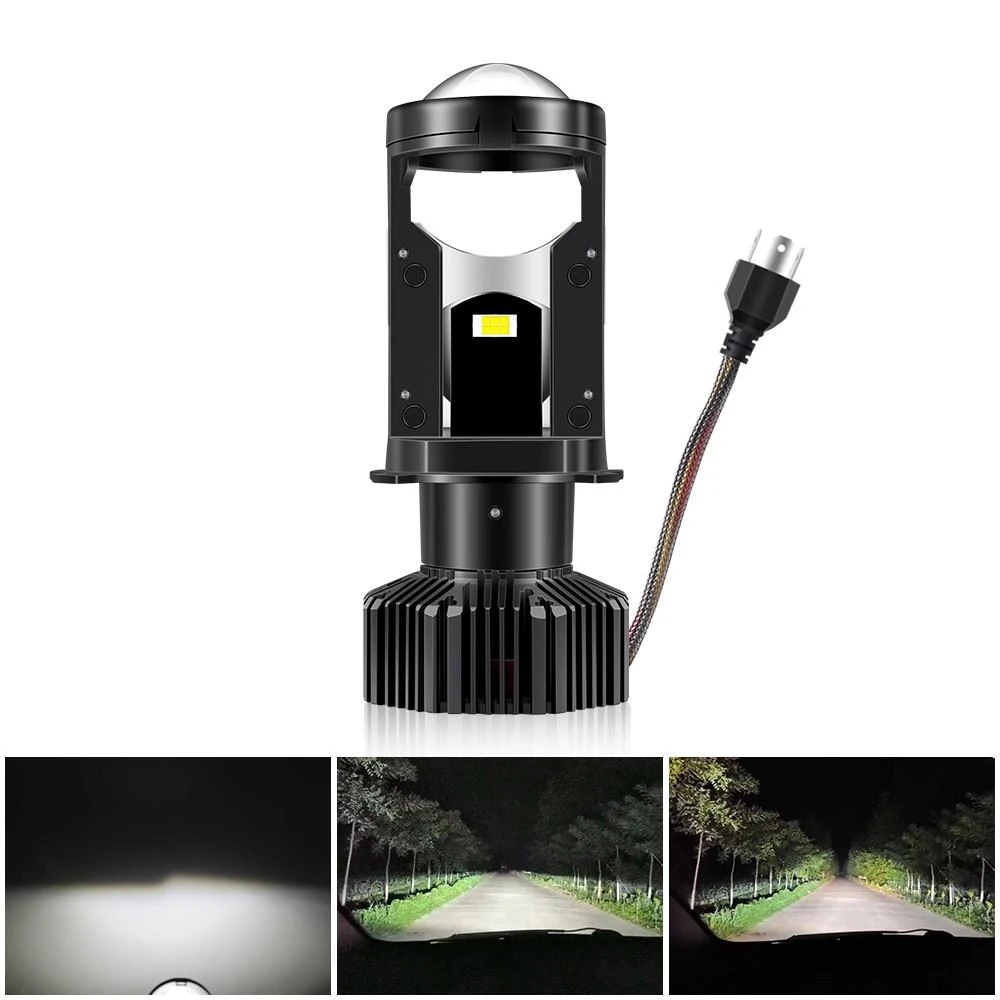 LED H4 lemputės U2 su lęšiu 28000lm 2vnt. 90W 9-48V