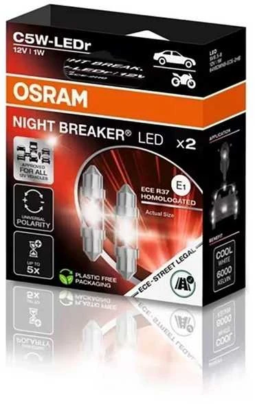 LED lemputė OSRAM 6418DWNB-ECE-2HB C5W 36mm Legalios
