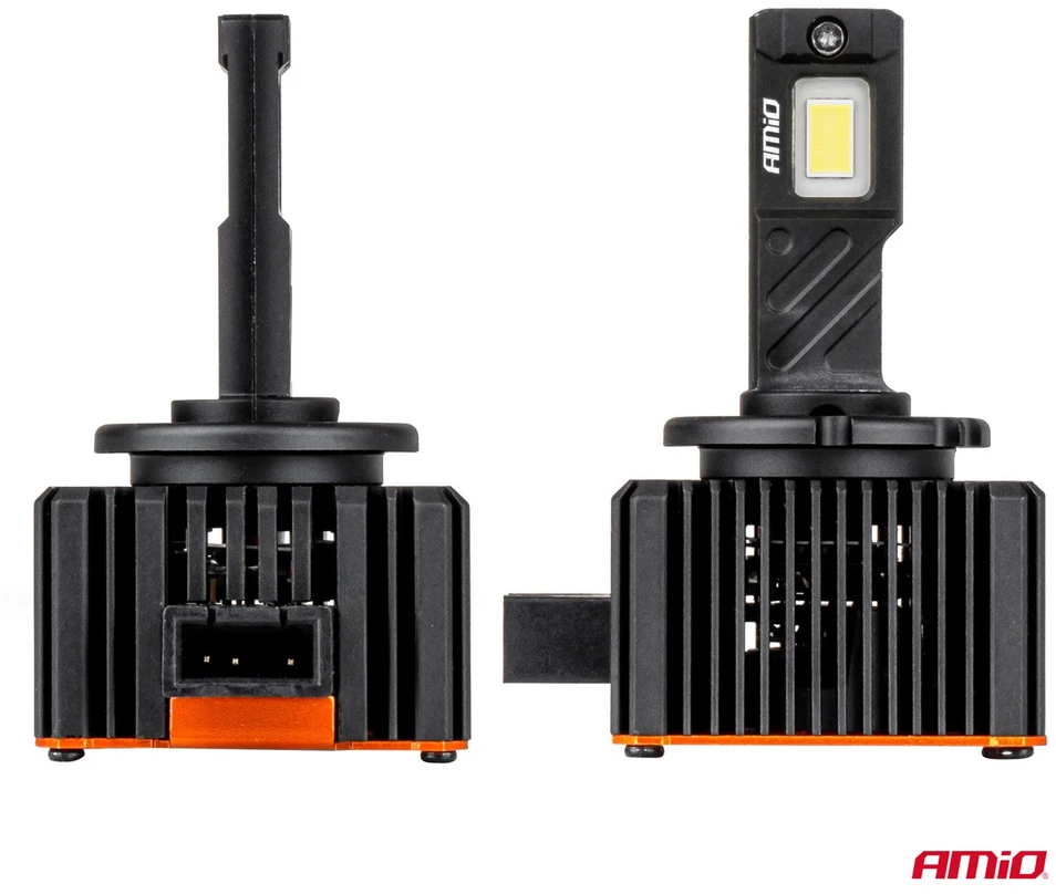 LED lemputės D1S / D1R AMiO XD PRO 12V/24V 110W 11132lm 6500K (2 vnt., Full Canbus dekoderis)