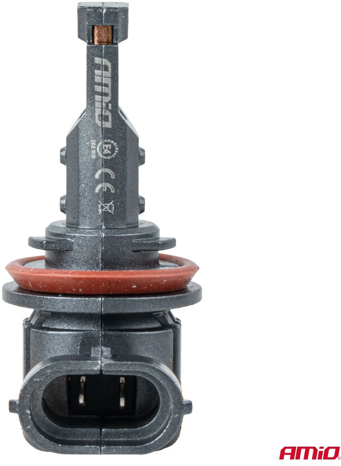 LED lemputės H8 / H9 / H11 / H16 AMiO-04705 F25 Sidabrinis 12V/24V 62W 6000K (2 vnt., Full Canbus)