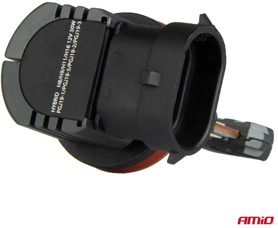 LED lemputės Hybrid series H8/H9/H11/H16 6000K Canbus 60W AMIO-04116