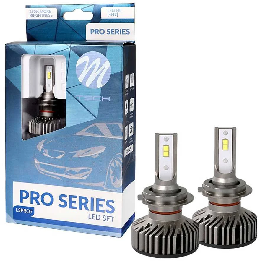 LED lemputės M-TECH Pro H7 +250%