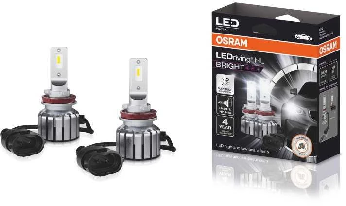 LED lemputės Osram LEDriving HL Bright H8, H9, H11, H16