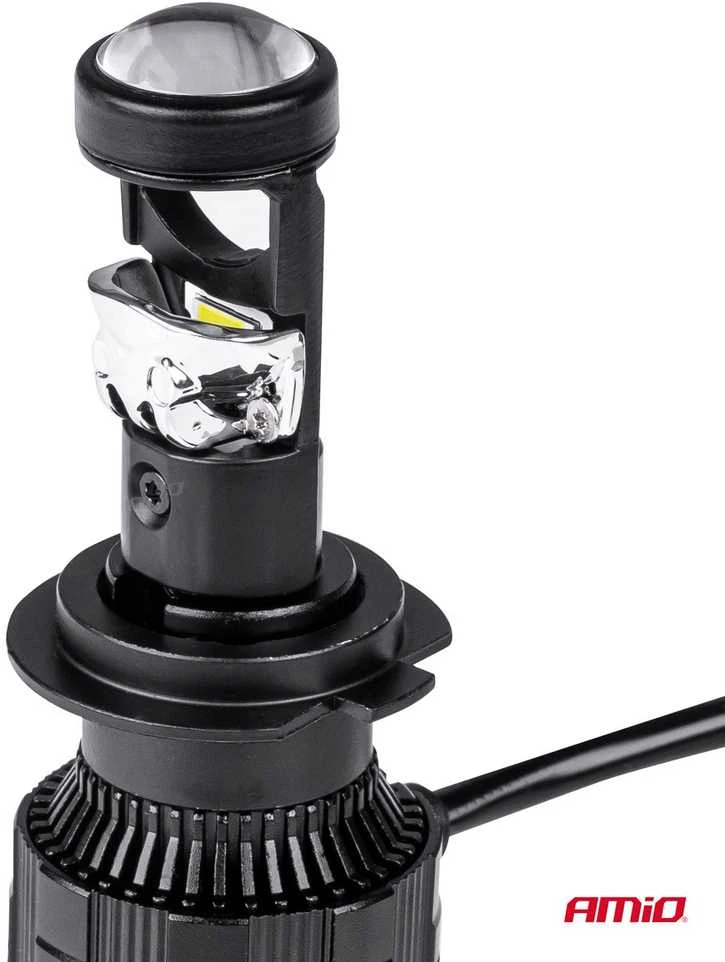LED lemputes su lęšiu H7 9-36V