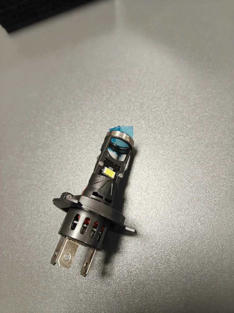 LED lemputės su lęšiu HAIZG U1 Mini Lens H4 60W 9-36V