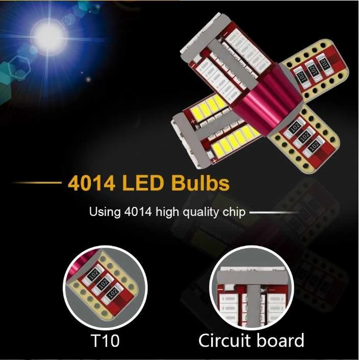 LED lemputė W5W Canbus 12V RT10