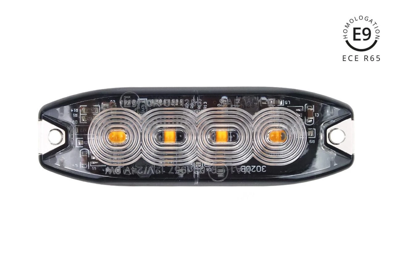 Amio LED signalinis žibintas geltonas mirksintis