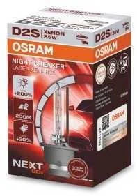 Lemputė Osram D2S NIGHT BREAKER LASER +220% | 66240XN2 | 3 metai garantija