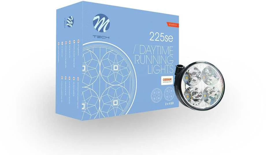 M-TECH Dienos žibintai HP 225 | OSRAM diodai | 70mm