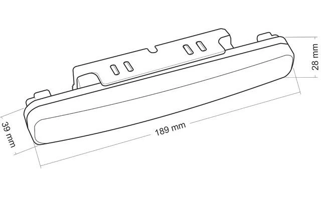 M-TECH Dienos žibintai HP 507 I Osram diodai