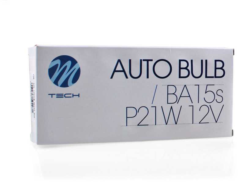 M-TECH Halogeninė lemputė BA15s S25 12V/21W Raudonas
