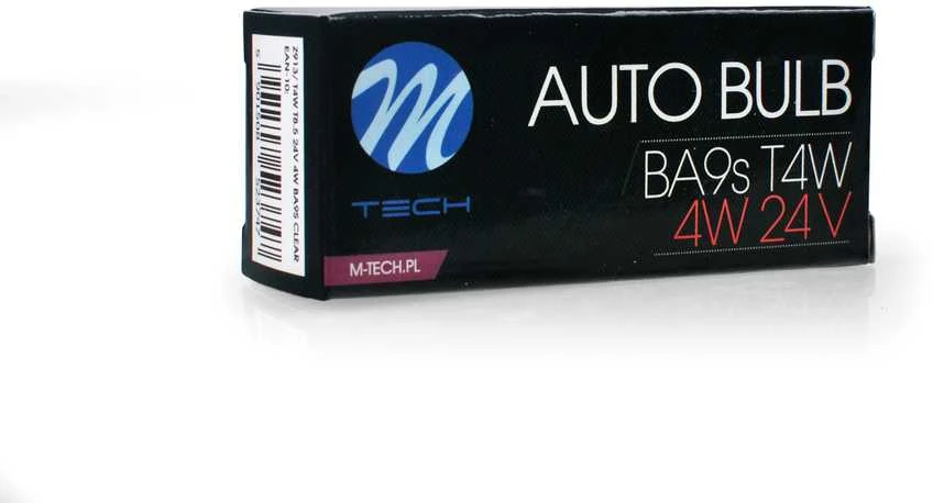 M-TECH Halogeninė lemputė BA9s T4W 24V 4W