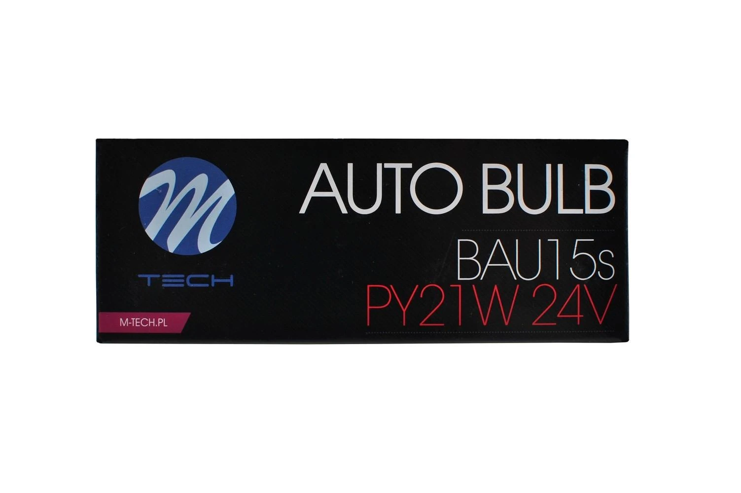 M-TECH Halogeninė lemputė BAU15S PY21W 24V AMBER I Geltona