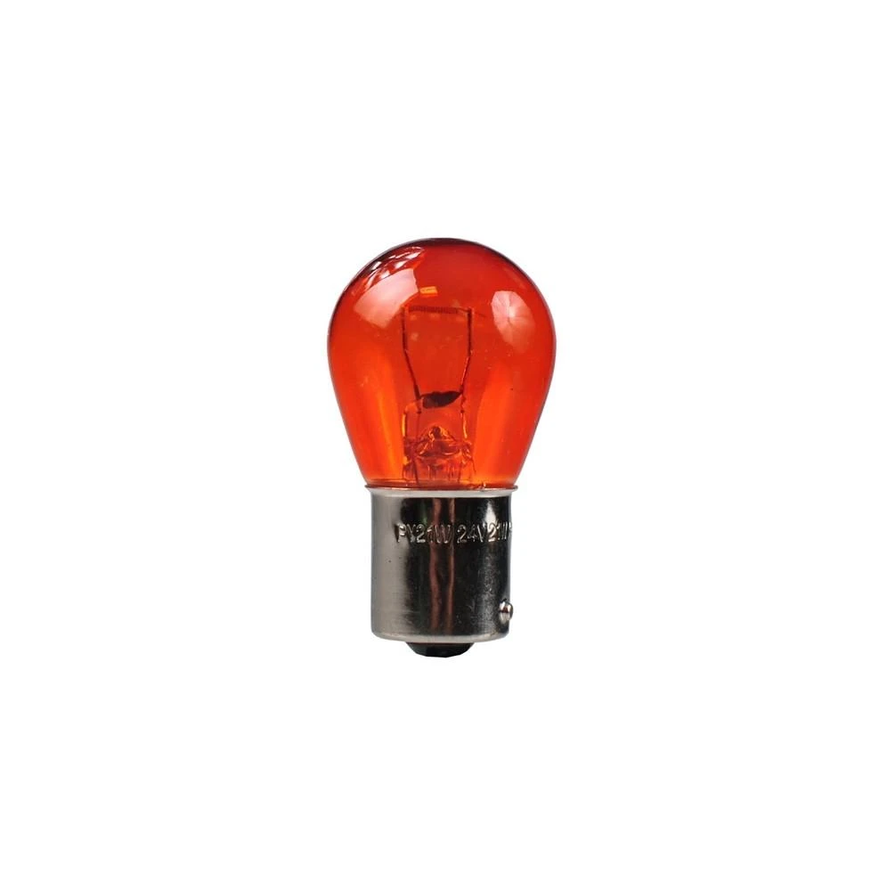 M-TECH Halogeninė lemputė BAU15S PY21W 24V AMBER I Geltona