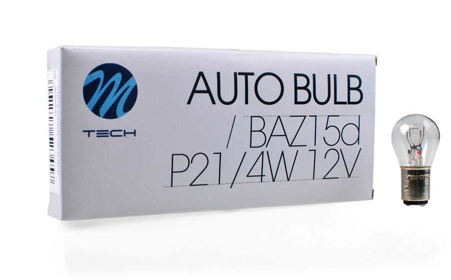 M-TECH Halogeninė lemputė BAZ15d 12V/21/4W