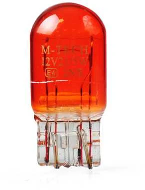 M-TECH Halogeninė lemputė T20 7443 WY21/5W W3x16q 12V/21/5W AMBER