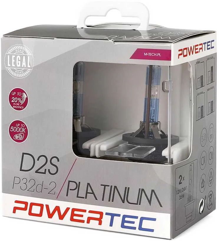 M-TECH Ksenoninės lemputės D2S PLATINUM 2vnt. | Gera kaina