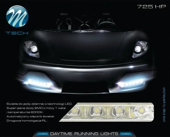 M-TECH LED Dienos žibintai HP 725 I Osram
