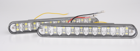 M-TECH LED Dienos žibintai su posūkio funkcija SN1043H