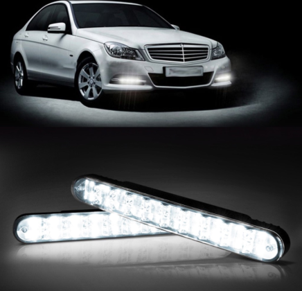 M-TECH LED Dienos žibintai su posūkio funkcija SN1043H