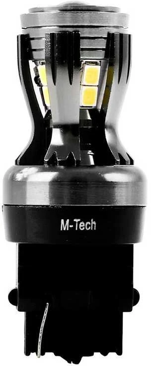 M-TECH LED lemputė P27W 14x2835SMD CANBUS 12-24V Balta spalva
