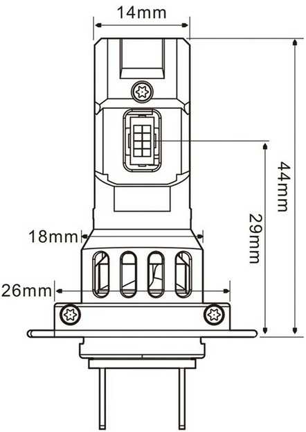 LED lemputės H7 Premium Smart canbus | LSPSNG7 | M-Tech