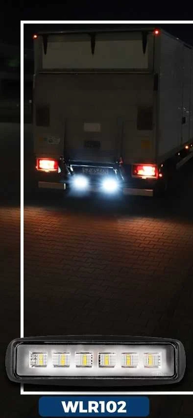 M-TECH LED žibintas atbulinės eigos Sertifikuotas 12-24V