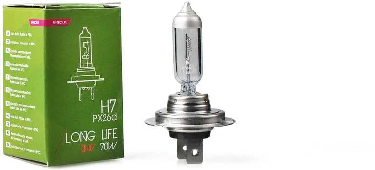 M-TECH Lemputės H7 Powertec Long Life H7 24V