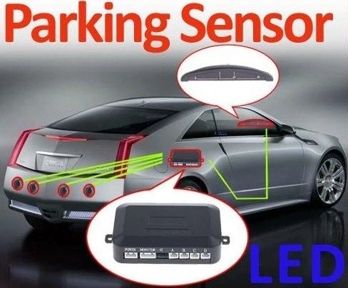 M-TECH Parkavimo sistema su LED ir 4 davikliais (CP4B)