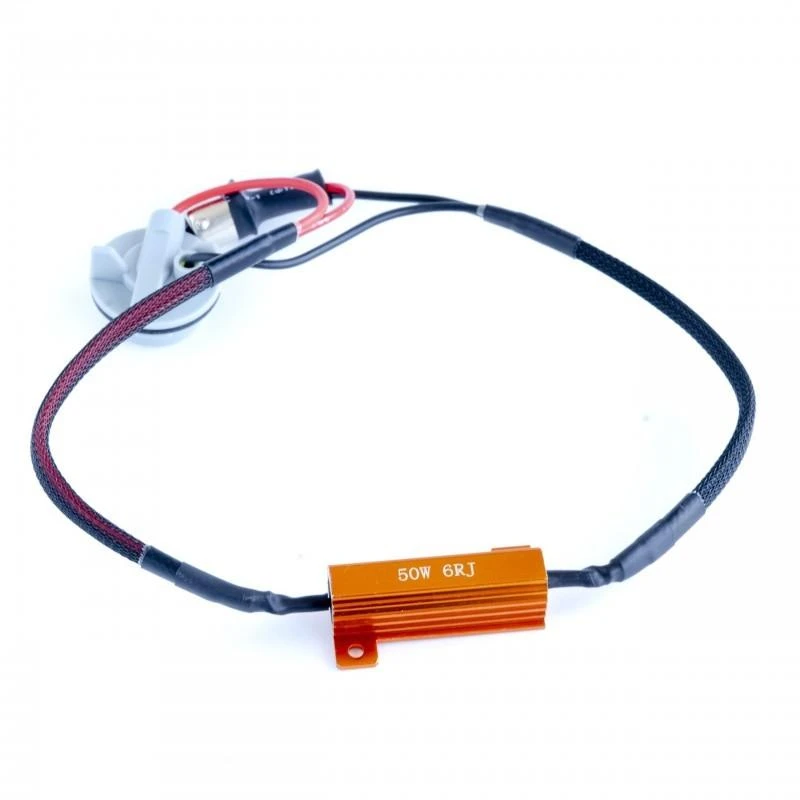M-TECH Rezistorius su lizdais 50W/6ohm Canbus blokelis 12V P21W