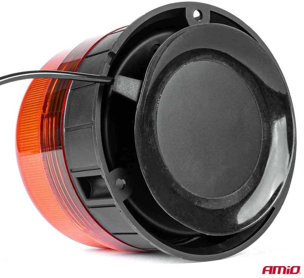 Mirksintis įspėjamasis žibintas 39 LED magnetas R65 R10 12V 24V W02m AMIO-02300