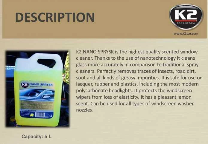 Nano K2 automobilio langų valiklis