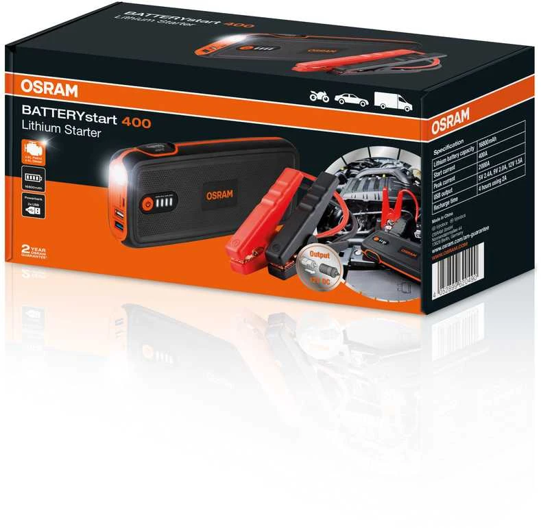 Osram akumuliatoriaus paleidėjas (booster) BATTERYstart Obsl400