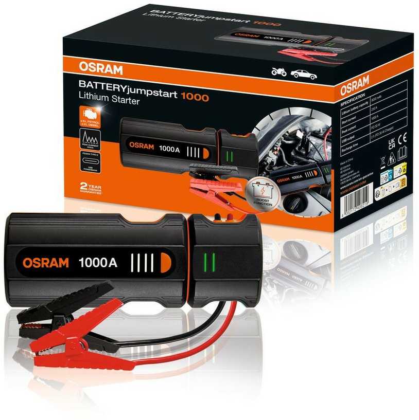 Osram akumuliatoriaus paleidėjas (booster) BATTERYjumpstart 1000 OJS020