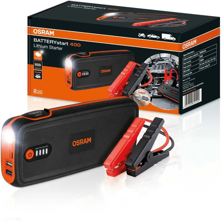 Osram akumuliatoriaus paleidėjas (booster) BATTERYstart Obsl400
